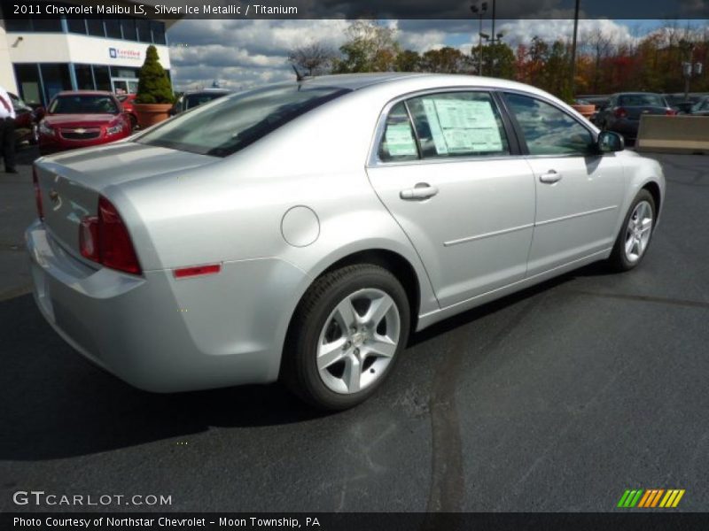 Silver Ice Metallic / Titanium 2011 Chevrolet Malibu LS