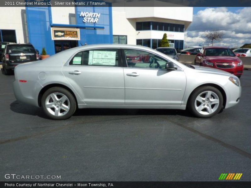 Silver Ice Metallic / Titanium 2011 Chevrolet Malibu LS