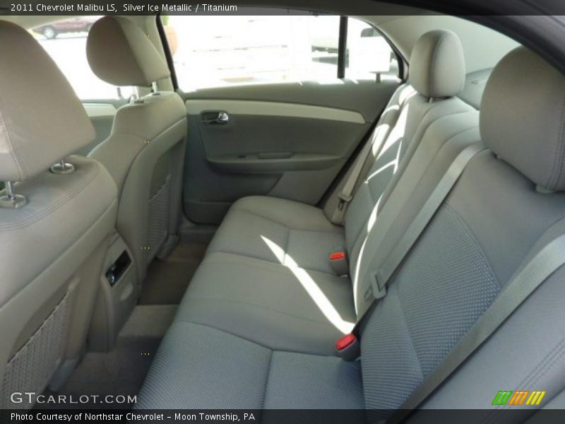 Silver Ice Metallic / Titanium 2011 Chevrolet Malibu LS