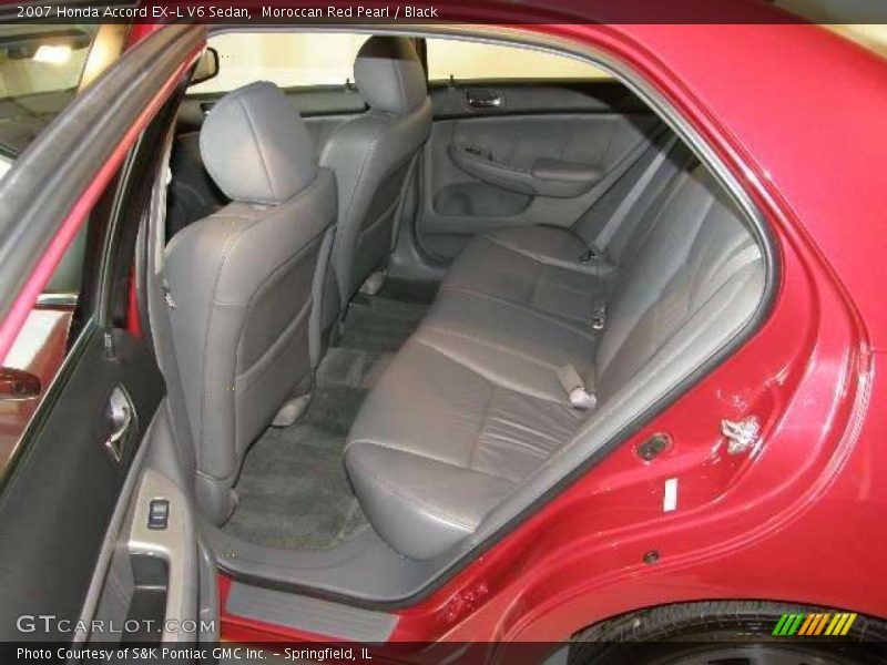 Moroccan Red Pearl / Black 2007 Honda Accord EX-L V6 Sedan