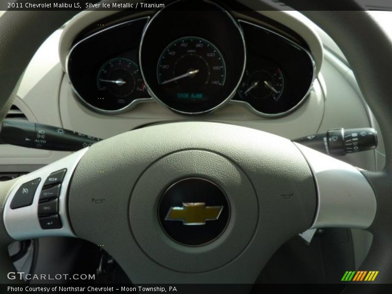 Silver Ice Metallic / Titanium 2011 Chevrolet Malibu LS