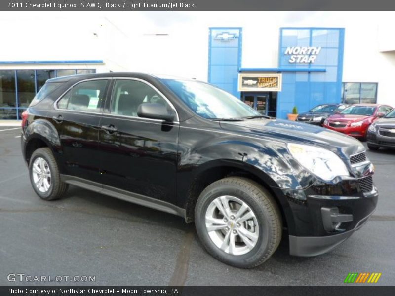 Black / Light Titanium/Jet Black 2011 Chevrolet Equinox LS AWD
