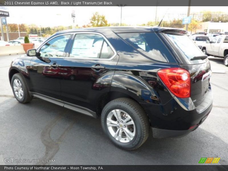 Black / Light Titanium/Jet Black 2011 Chevrolet Equinox LS AWD