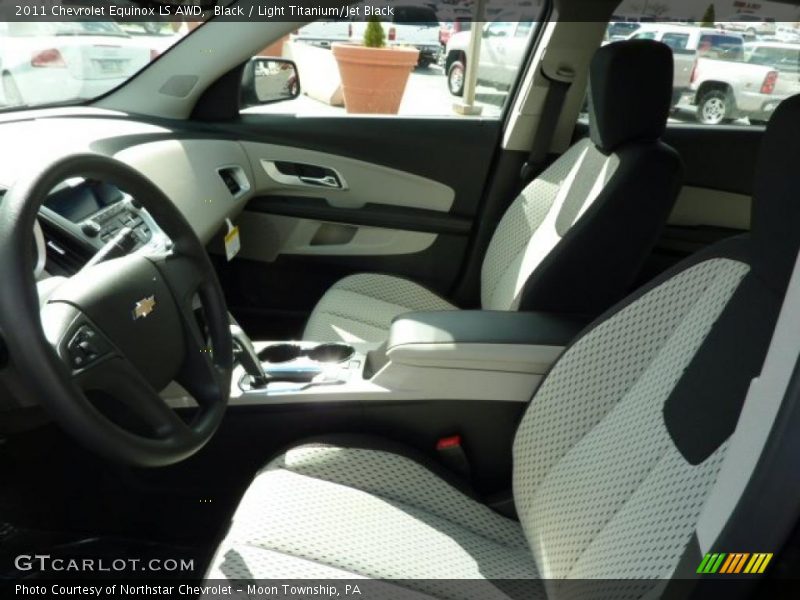 Light Titanium/Jet Black Interior - 2011 Equinox LS AWD 