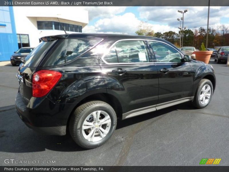 Black / Light Titanium/Jet Black 2011 Chevrolet Equinox LS AWD