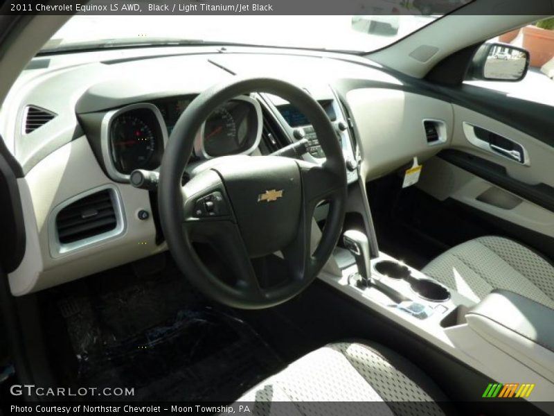 Light Titanium/Jet Black Interior - 2011 Equinox LS AWD 