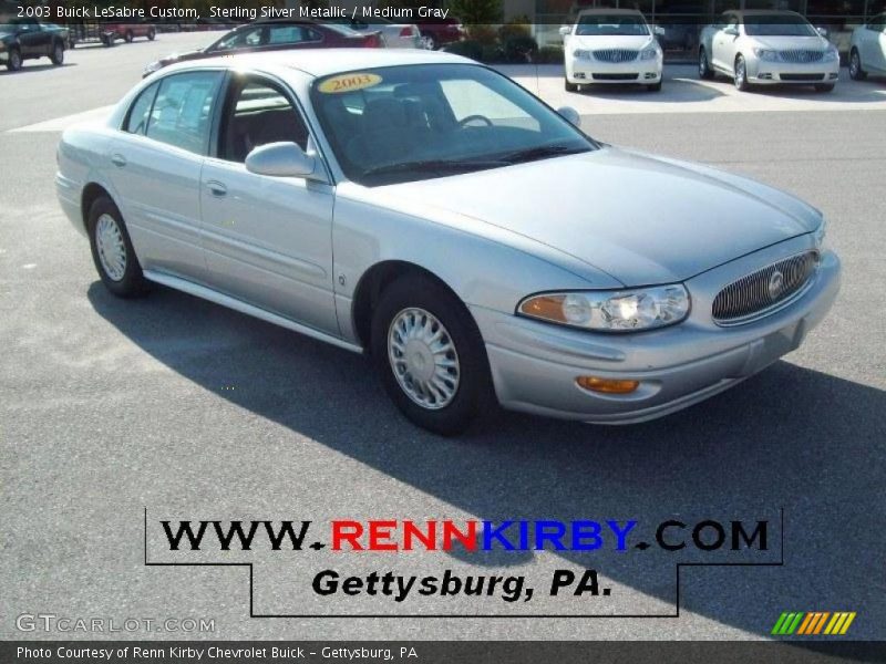 Sterling Silver Metallic / Medium Gray 2003 Buick LeSabre Custom