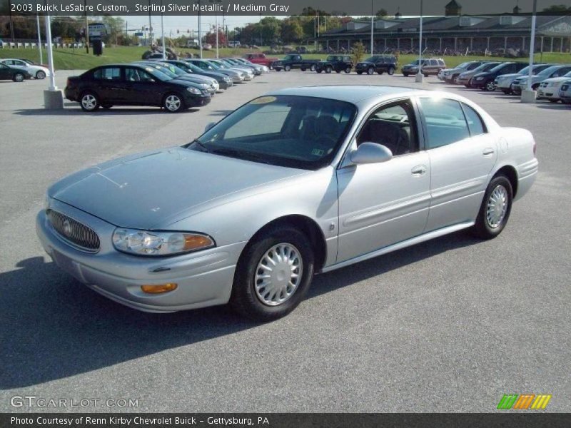 Sterling Silver Metallic / Medium Gray 2003 Buick LeSabre Custom