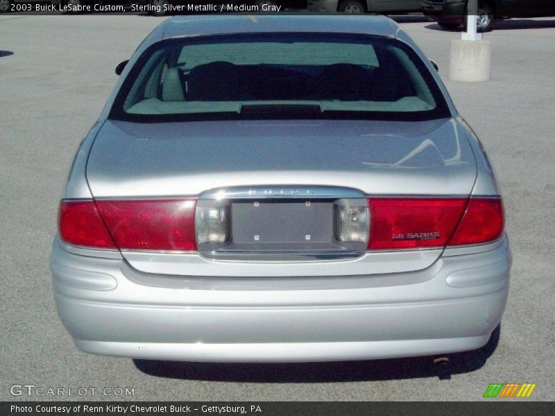 Sterling Silver Metallic / Medium Gray 2003 Buick LeSabre Custom