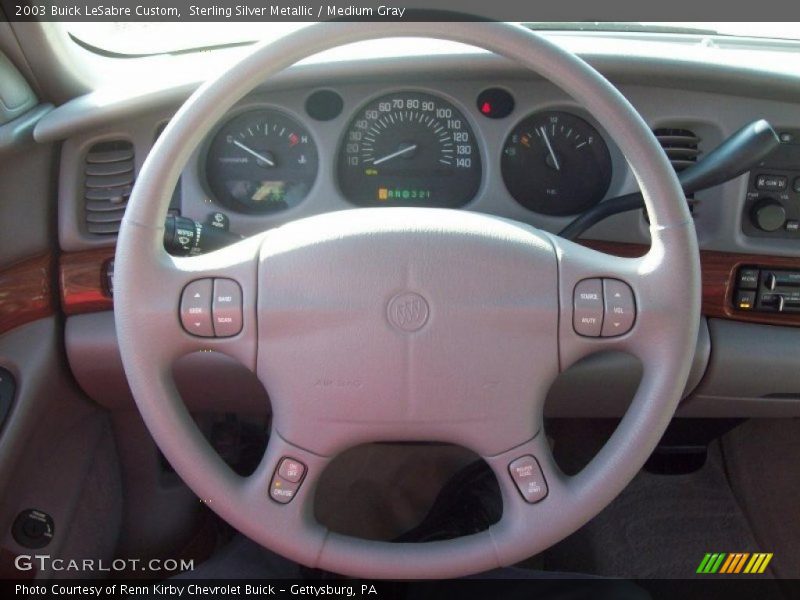 Sterling Silver Metallic / Medium Gray 2003 Buick LeSabre Custom