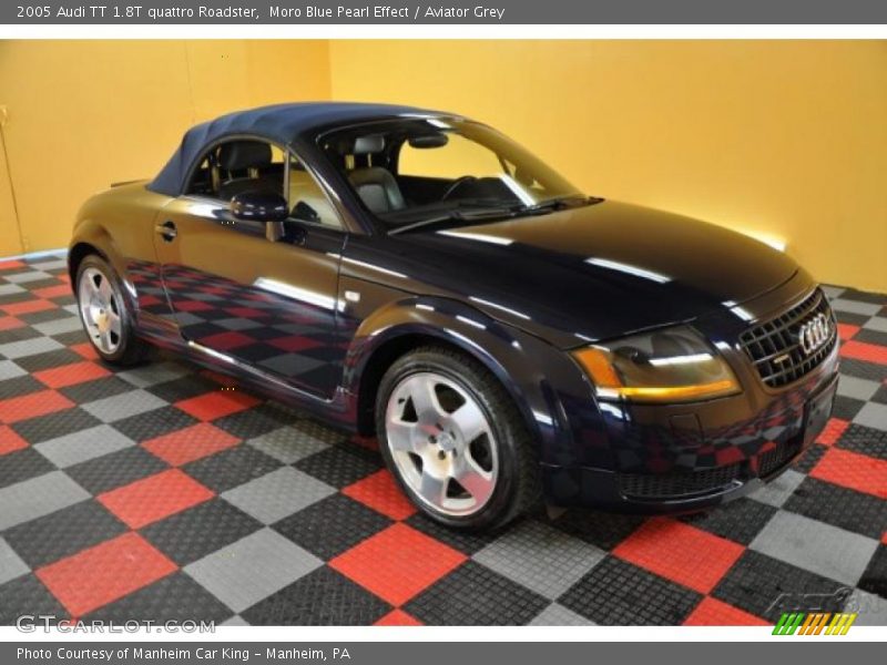 Moro Blue Pearl Effect / Aviator Grey 2005 Audi TT 1.8T quattro Roadster