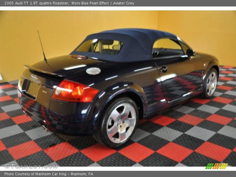 Moro Blue Pearl Effect / Aviator Grey 2005 Audi TT 1.8T quattro Roadster