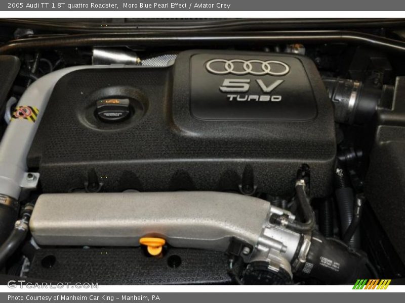  2005 TT 1.8T quattro Roadster Engine - 1.8 Liter Turbocharged DOHC 20-Valve 4 Cylinder