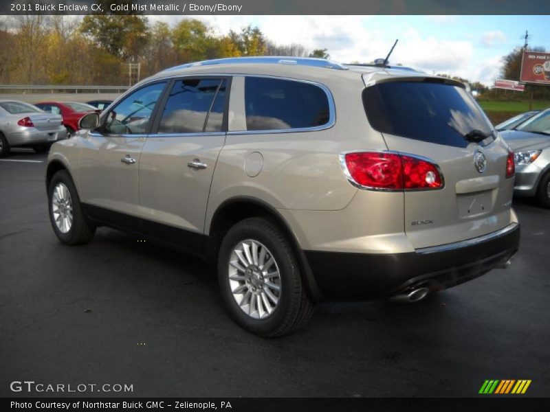 Gold Mist Metallic / Ebony/Ebony 2011 Buick Enclave CX