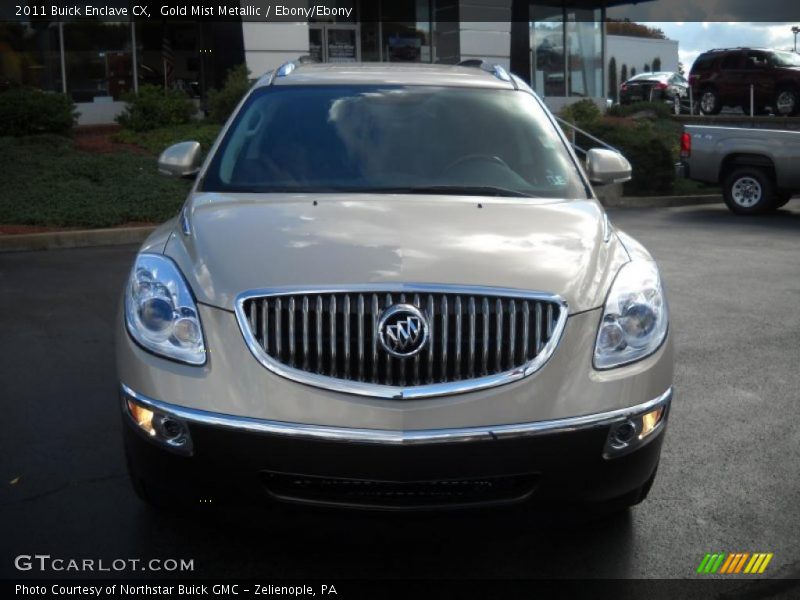 Gold Mist Metallic / Ebony/Ebony 2011 Buick Enclave CX