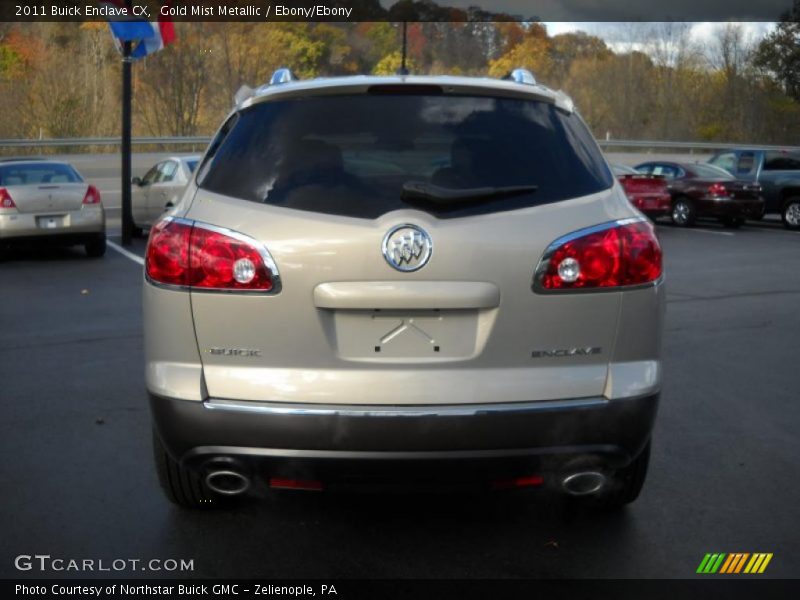 Gold Mist Metallic / Ebony/Ebony 2011 Buick Enclave CX