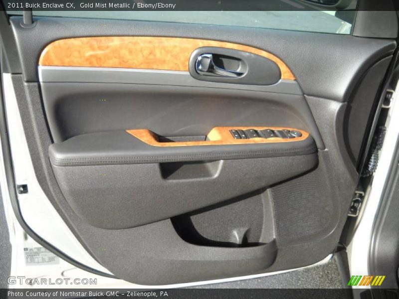 Gold Mist Metallic / Ebony/Ebony 2011 Buick Enclave CX