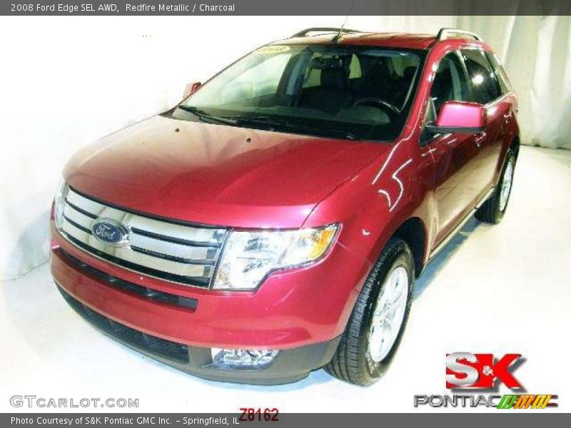 Redfire Metallic / Charcoal 2008 Ford Edge SEL AWD