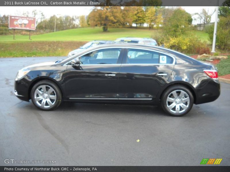 Carbon Black Metallic / Ebony 2011 Buick LaCrosse CXL