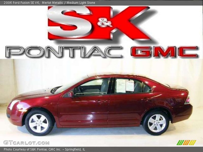 Merlot Metallic / Medium Light Stone 2006 Ford Fusion SE V6