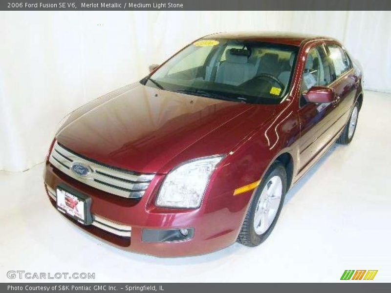Merlot Metallic / Medium Light Stone 2006 Ford Fusion SE V6
