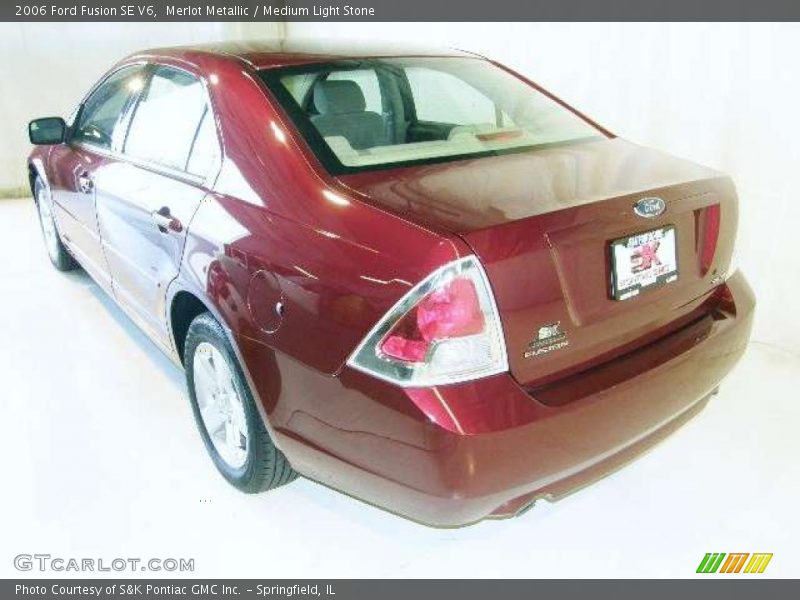 Merlot Metallic / Medium Light Stone 2006 Ford Fusion SE V6