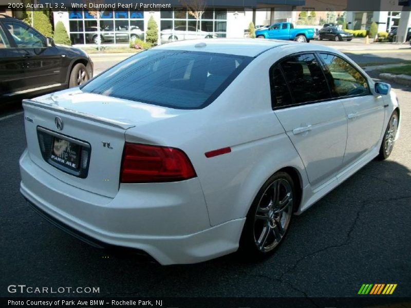White Diamond Pearl / Parchment 2005 Acura TL 3.2