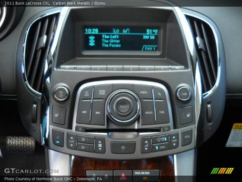 Carbon Black Metallic / Ebony 2011 Buick LaCrosse CXL