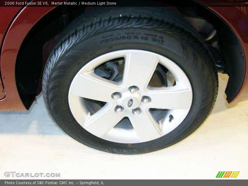 Merlot Metallic / Medium Light Stone 2006 Ford Fusion SE V6