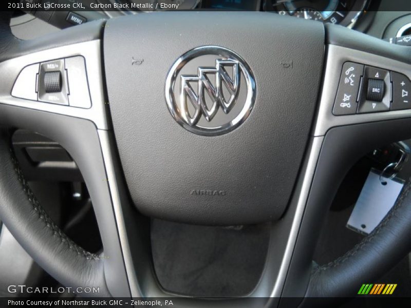 Carbon Black Metallic / Ebony 2011 Buick LaCrosse CXL