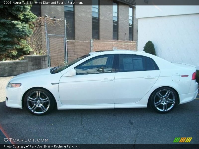 White Diamond Pearl / Parchment 2005 Acura TL 3.2