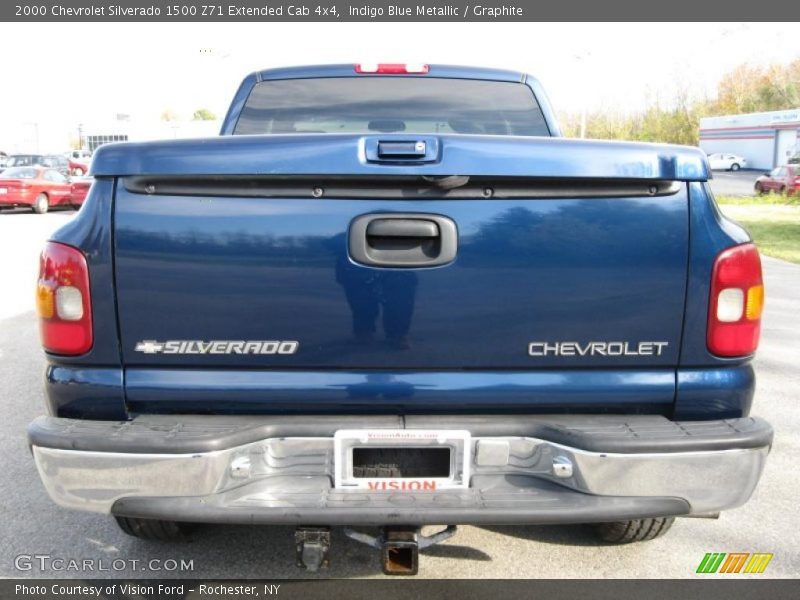 Indigo Blue Metallic / Graphite 2000 Chevrolet Silverado 1500 Z71 Extended Cab 4x4