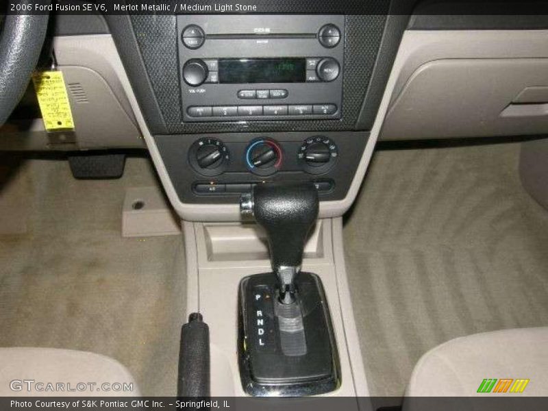 Merlot Metallic / Medium Light Stone 2006 Ford Fusion SE V6