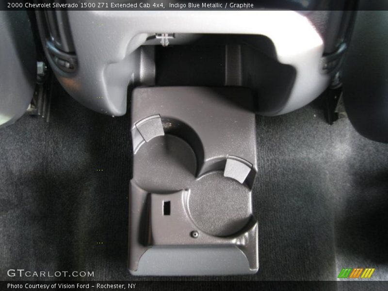 Indigo Blue Metallic / Graphite 2000 Chevrolet Silverado 1500 Z71 Extended Cab 4x4