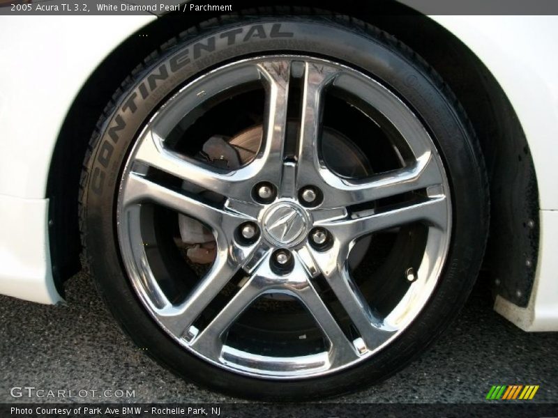 White Diamond Pearl / Parchment 2005 Acura TL 3.2
