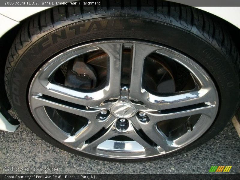 White Diamond Pearl / Parchment 2005 Acura TL 3.2