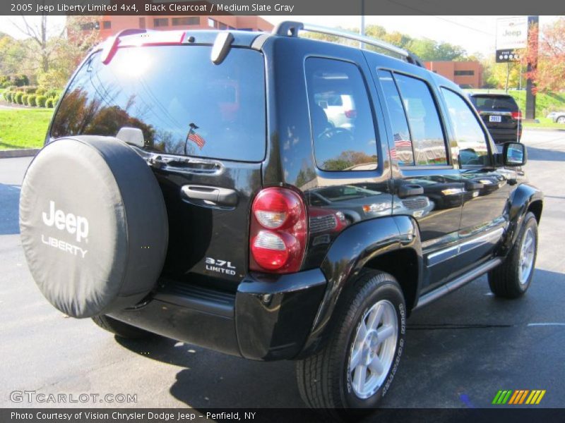 Black Clearcoat / Medium Slate Gray 2005 Jeep Liberty Limited 4x4