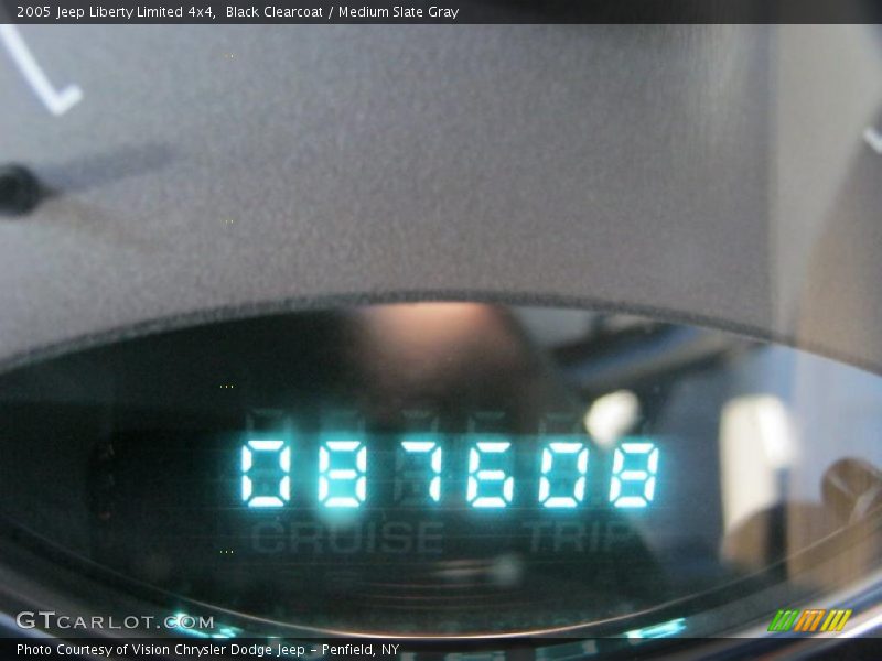 Black Clearcoat / Medium Slate Gray 2005 Jeep Liberty Limited 4x4