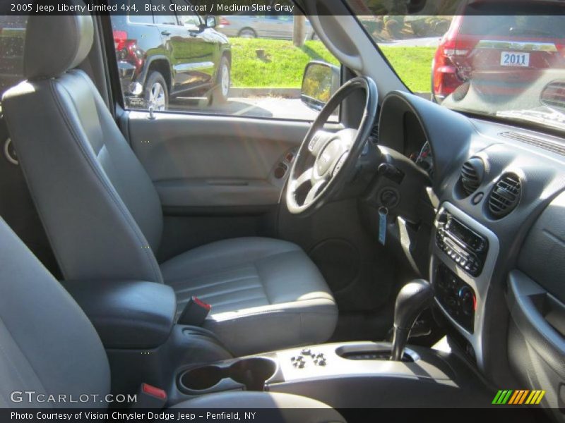 Black Clearcoat / Medium Slate Gray 2005 Jeep Liberty Limited 4x4