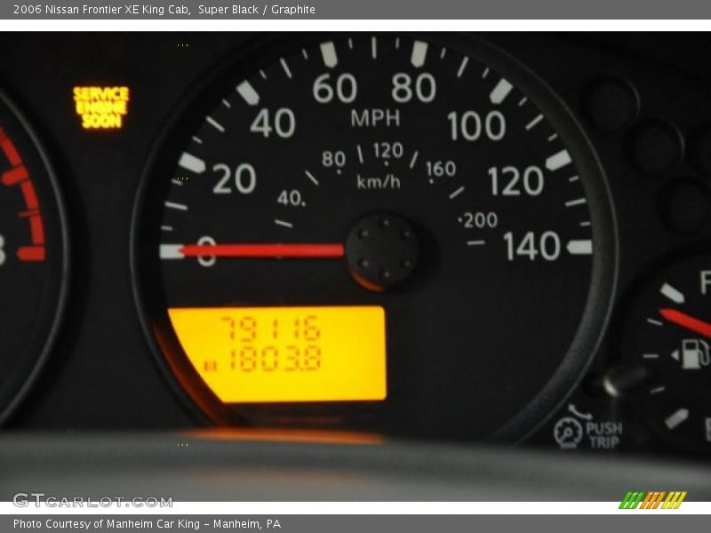 Super Black / Graphite 2006 Nissan Frontier XE King Cab