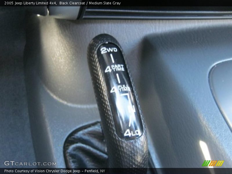 Black Clearcoat / Medium Slate Gray 2005 Jeep Liberty Limited 4x4