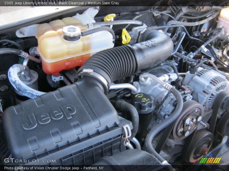 Black Clearcoat / Medium Slate Gray 2005 Jeep Liberty Limited 4x4