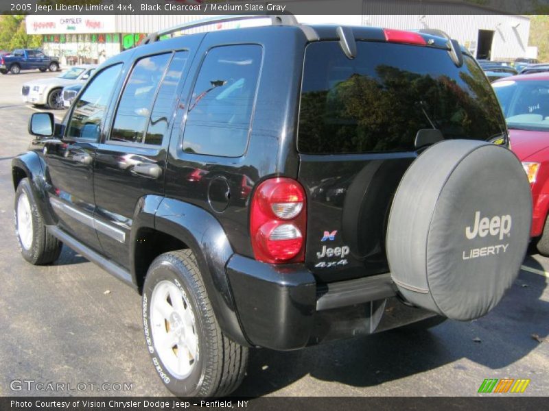 Black Clearcoat / Medium Slate Gray 2005 Jeep Liberty Limited 4x4