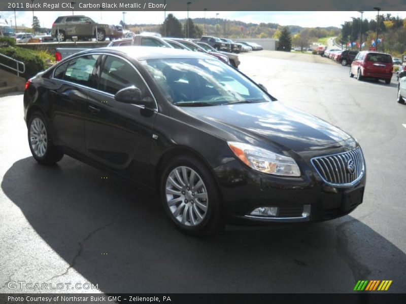 Carbon Black Metallic / Ebony 2011 Buick Regal CXL