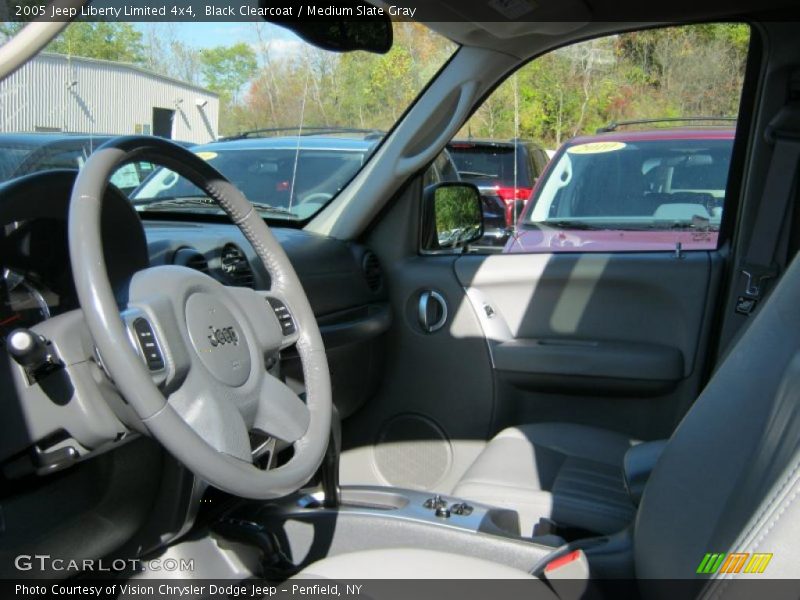 Black Clearcoat / Medium Slate Gray 2005 Jeep Liberty Limited 4x4