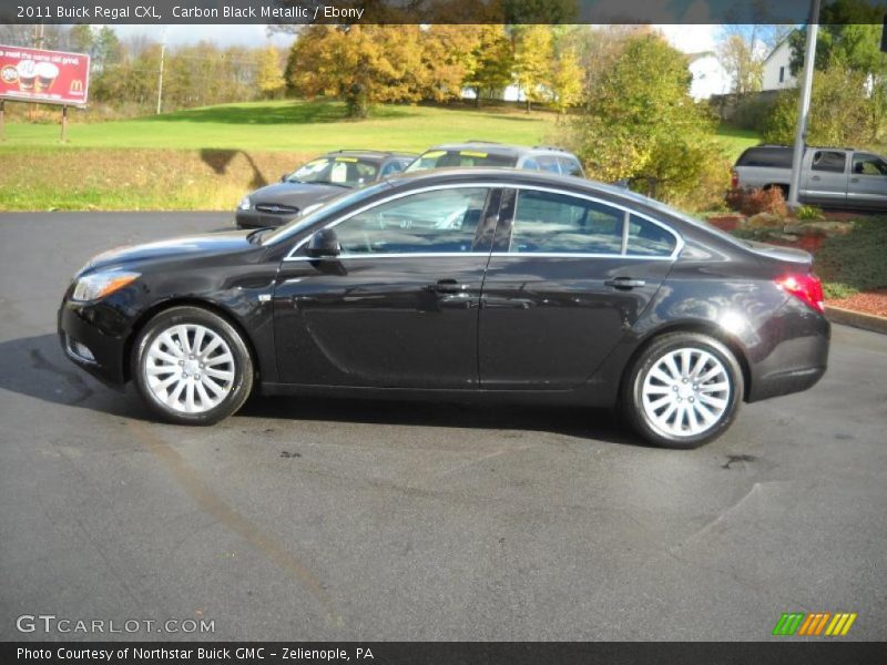 Carbon Black Metallic / Ebony 2011 Buick Regal CXL