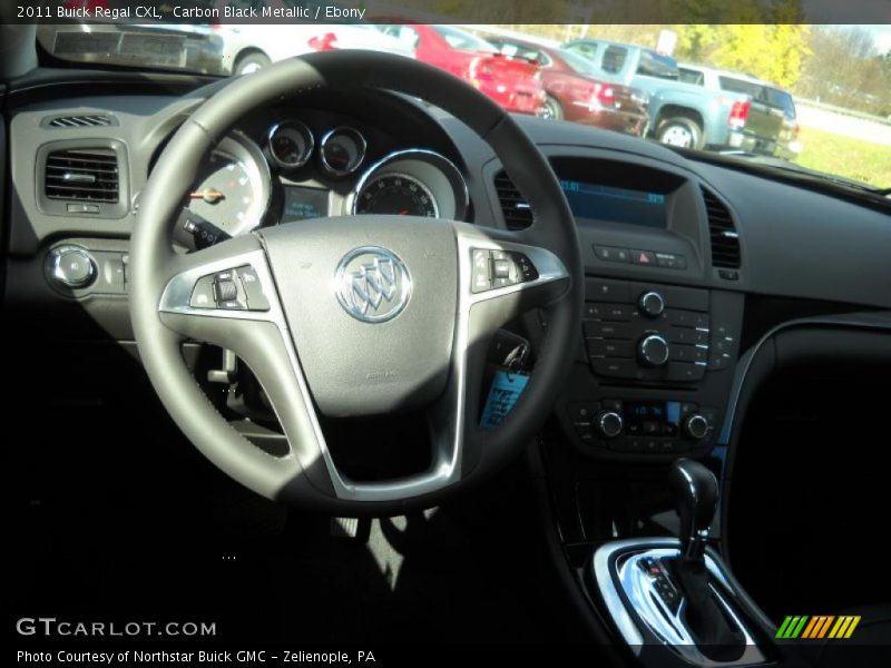 Carbon Black Metallic / Ebony 2011 Buick Regal CXL