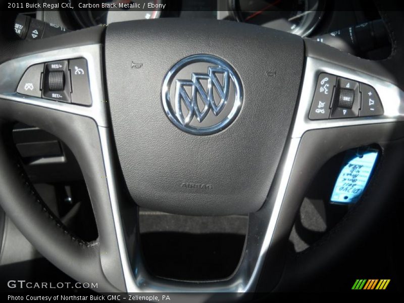 Carbon Black Metallic / Ebony 2011 Buick Regal CXL