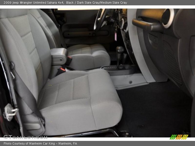 Black / Dark Slate Gray/Medium Slate Gray 2009 Jeep Wrangler Unlimited Sahara 4x4