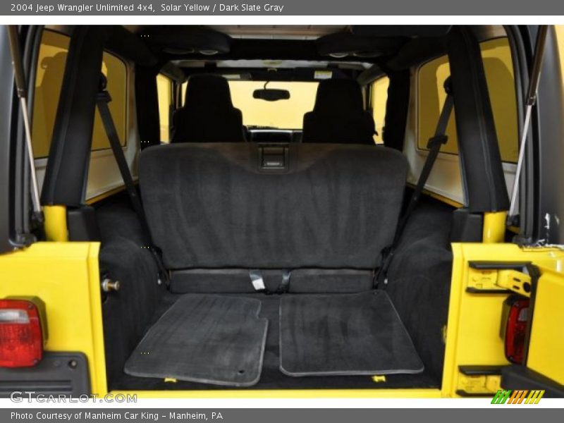 Solar Yellow / Dark Slate Gray 2004 Jeep Wrangler Unlimited 4x4